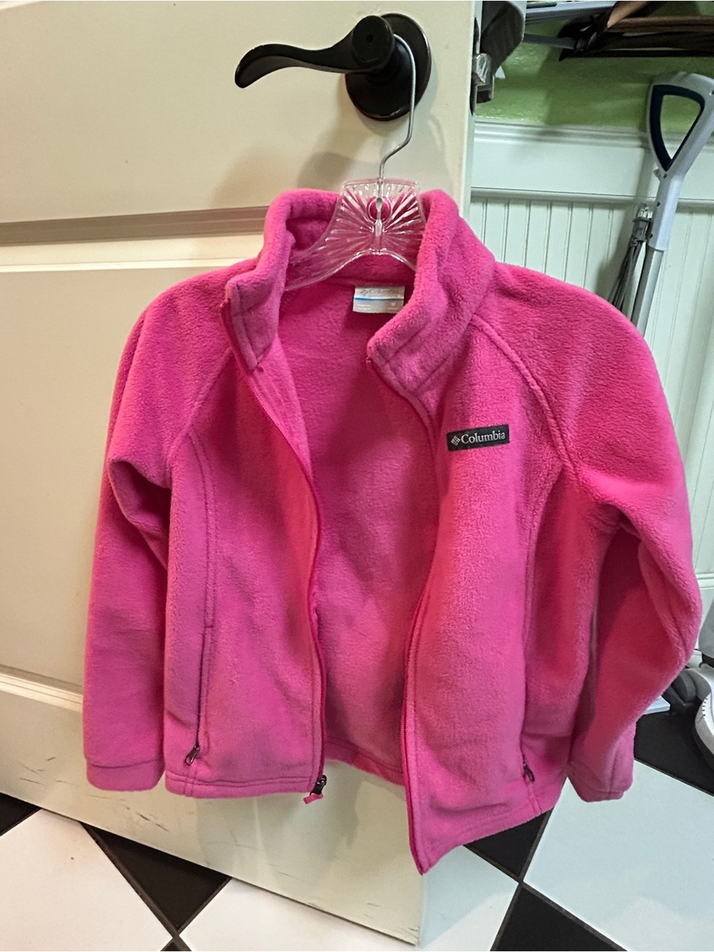 Columbia Bright Pink Kids Fleece Jacket